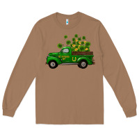 Toasted Coconut st patricks truck shamrock horseshoe gold Long Sleeve Tee - RanaPortraitStore