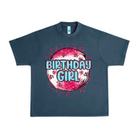 Midnight Navy birthday girl Urban Heavy Tee - MaliasSmallBusiness
