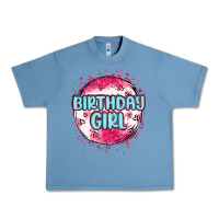 Pebble Blue birthday girl Urban Heavy Tee - MaliasSmallBusiness