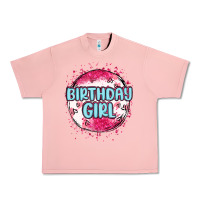 Salmon birthday girl Urban Heavy Tee - MaliasSmallBusiness