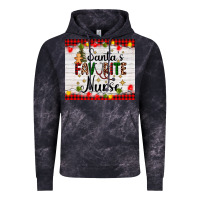 Cloud Black santa's favorite nurse Vintage Hoodie - AdoDesignShop