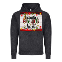 Vintage Black santa's favorite nurse Vintage Hoodie - AdoDesignShop