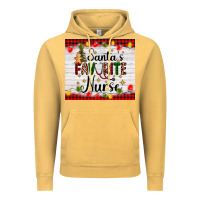 Vintage Mustard santa's favorite nurse Vintage Hoodie - AdoDesignShop