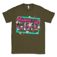 Army Green mamas girl Classic Tee - texasbilliewilder