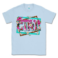 Dusty Blue mamas girl Classic Tee - texasbilliewilder