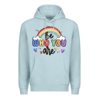 Blue Mist be who you are Premium Hoodie - MaliasSmallBusiness
