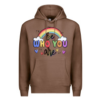 Chestnut be who you are Premium Hoodie - MaliasSmallBusiness