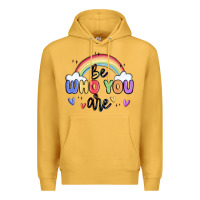 Mustard be who you are Premium Hoodie - MaliasSmallBusiness