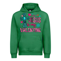 Emerald jesus is my valentine Urban Hoodie - NancyCooperArtShop