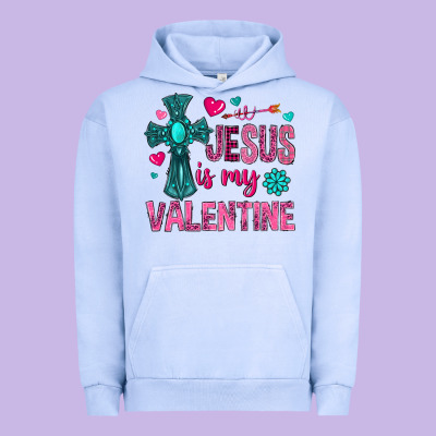 Jesus Is My Valentine Urban Hoodie Designed By Nancycooperartshop