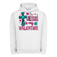Pigment Lunar Rock jesus is my valentine Urban Hoodie - NancyCooperArtShop