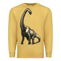Antique Gold brachiosaurus Premium Sweatshirt - Artiststas