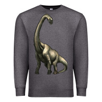 Charcoal Heather brachiosaurus Premium Sweatshirt - Artiststas