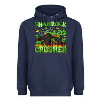 Navy shamrock crusher Heavyweight Hoodie - Artiststas