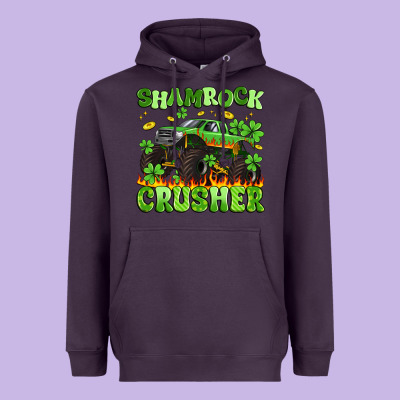 Shamrock Crusher Heavyweight Hoodie Designed By Artiststas