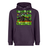 Plum shamrock crusher Heavyweight Hoodie - Artiststas