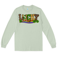 Matcha st patricks shamrock gold with rainbow Long Sleeve Tee - RanaPortraitStore