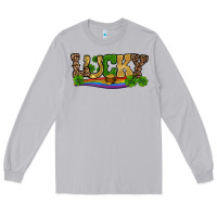Moon Dust st patricks shamrock gold with rainbow Long Sleeve Tee - RanaPortraitStore