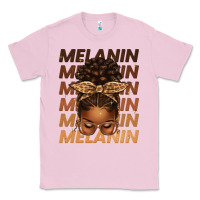 Bubblegum Pink melanin afro messy bun Classic Tee - texasbilliewilder