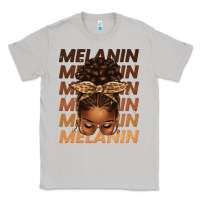 Moon Dust melanin afro messy bun Classic Tee - texasbilliewilder