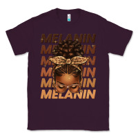 Plum melanin afro messy bun Classic Tee - texasbilliewilder