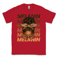 Red melanin afro messy bun Classic Tee - texasbilliewilder