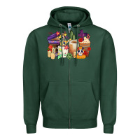 Sports Green mexican dia de los muertos coffee cups Zipper Hoodie - CTS Tumbler Store