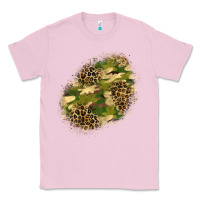 Bubblegum Pink camouflage and leopard patch  5 Classic Tee - BundleAndBundleShop