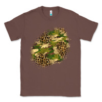 Chestnut camouflage and leopard patch  5 Classic Tee - BundleAndBundleShop