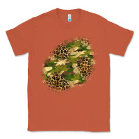 Copper camouflage and leopard patch  5 Classic Tee - BundleAndBundleShop