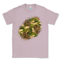 Lilac camouflage and leopard patch  5 Classic Tee - BundleAndBundleShop