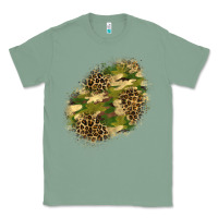 Sage camouflage and leopard patch  5 Classic Tee - BundleAndBundleShop