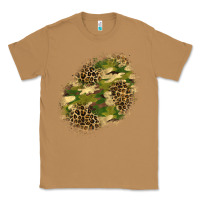 Toasted Coconut camouflage and leopard patch  5 Classic Tee - BundleAndBundleShop