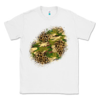 White camouflage and leopard patch  5 Classic Tee - BundleAndBundleShop