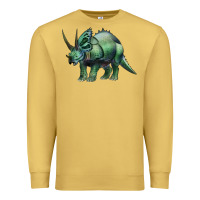 Antique Gold dinosaur triceratops Premium Sweatshirt - Artiststas