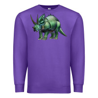 Purple dinosaur triceratops Premium Sweatshirt - Artiststas