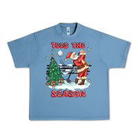 Pebble Blue the season golf Urban Heavy Tee - MaliasSmallBusiness