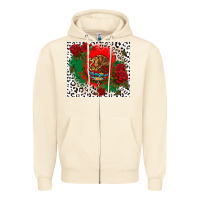 Sandshell mexican flag and roses Zipper Hoodie - CTS Tumbler Store