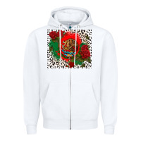 White mexican flag and roses Zipper Hoodie - CTS Tumbler Store