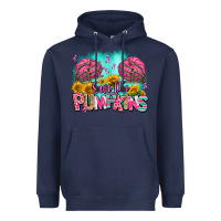 Navy save the pumpkins Heavyweight Hoodie - AdoDesignShop