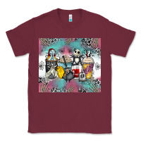 Burgundy cartoon characters coffee cups Classic Tee - Zillion Design Studio