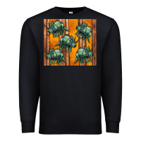 Black dinosaur triceratops Premium Sweatshirt - Artiststas
