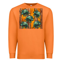 Carrot dinosaur triceratops Premium Sweatshirt - Artiststas