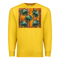 Lemon dinosaur triceratops Premium Sweatshirt - Artiststas