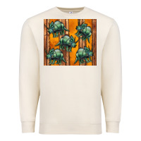 Sandshell dinosaur triceratops Premium Sweatshirt - Artiststas