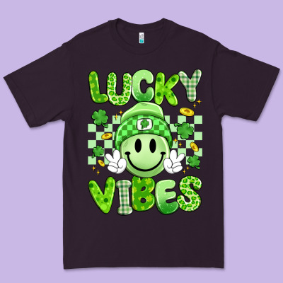 Lucky Vibes Premium Tee Designed By Artiststas