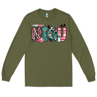 Army Green nicu Long Sleeve Tee - Zillion Design Studio