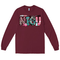 Burgundy nicu Long Sleeve Tee - Zillion Design Studio