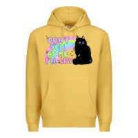 Antique Gold dont yell at me ill cry Premium Hoodie - MaliasSmallBusiness