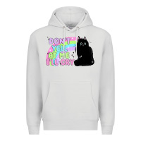 Dove Grey dont yell at me ill cry Premium Hoodie - MaliasSmallBusiness
